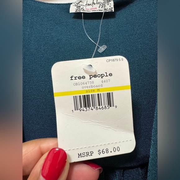 Revolve Turnt Bodysuit in Overboard by FREE PEOPLE in Color: Overboard medium - Picture 3 of 3